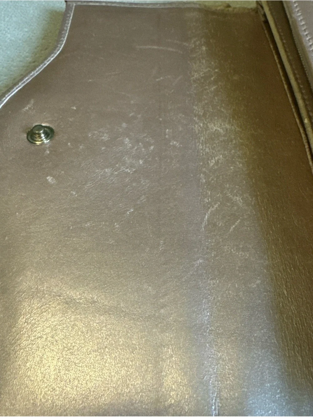 Gucci Guccissima Metallic Pink GG Continental Wallet Gold Logo Leather - Picture 7 of 16